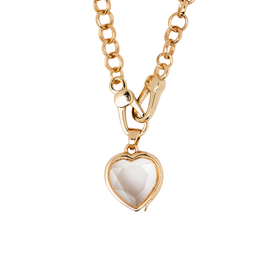 mini plain necklace (heart)